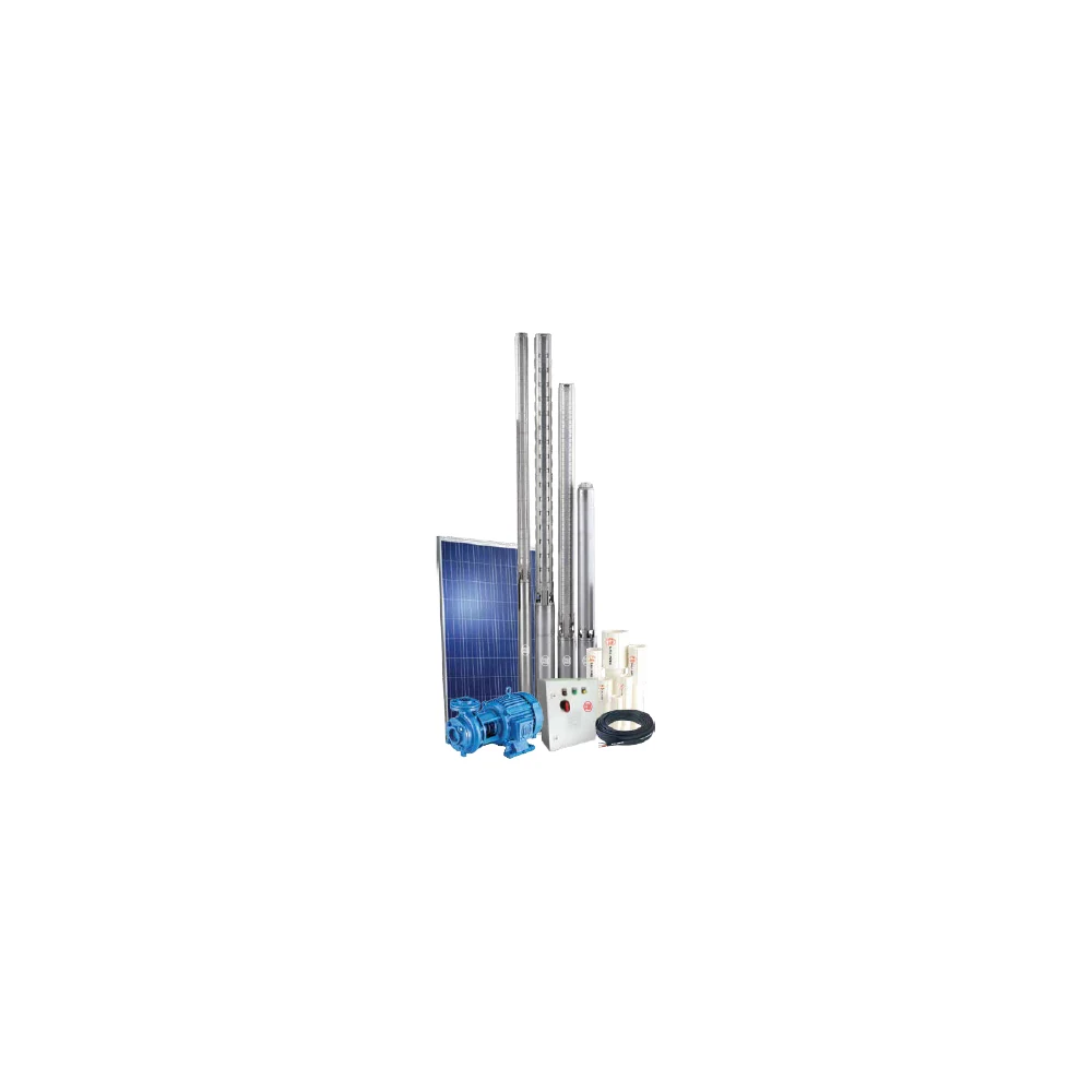 Pompes immergées de forage solaires AC
