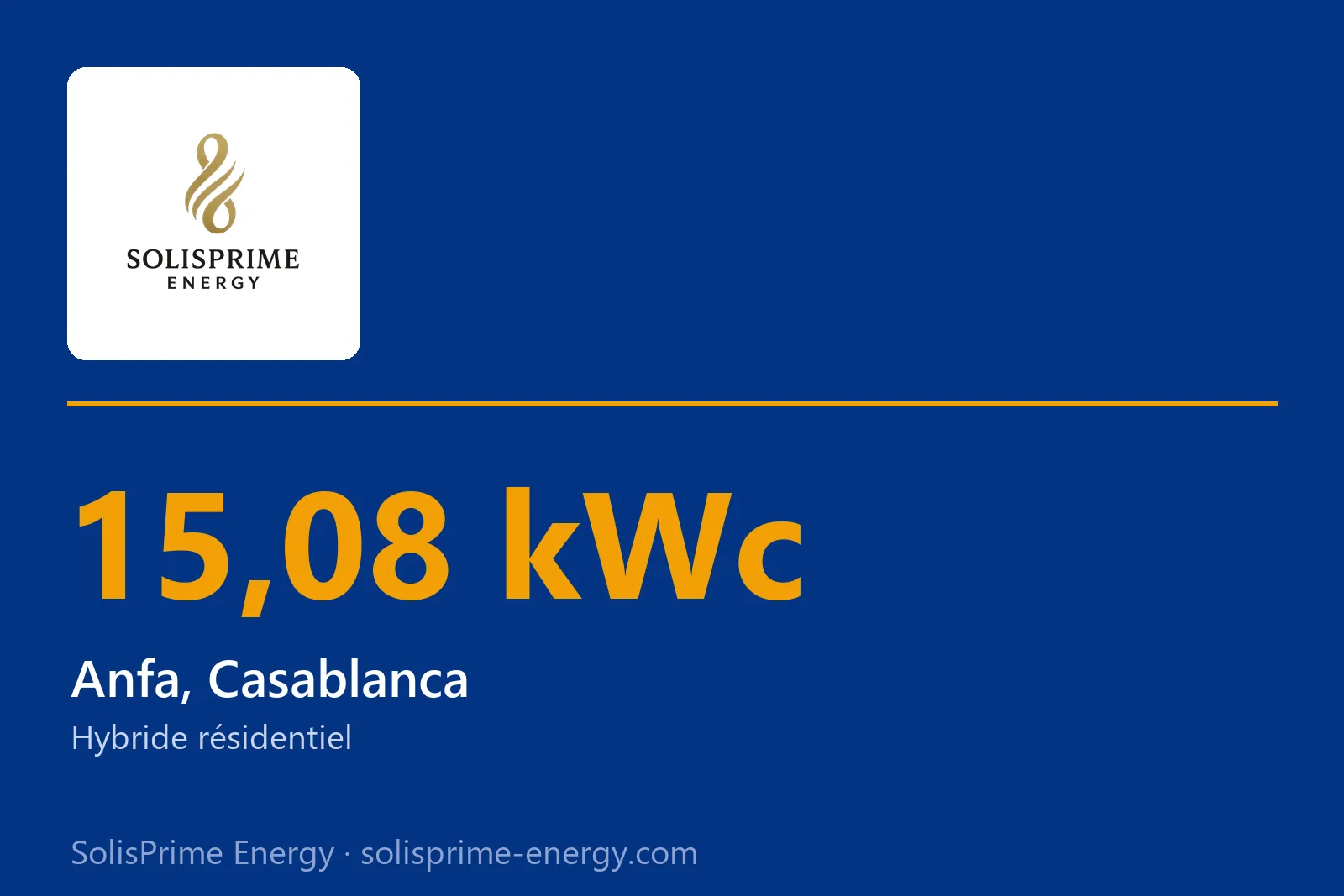 15 kW Hybrid System – Anfa, Casablanca