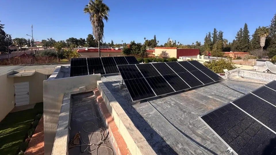 Système solaire on-grid 15 kW – Khouribga